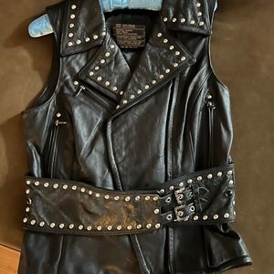 Genuine Harley Davidson leather vest